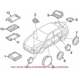 Audi Radio Amplifier 81A035466